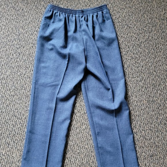 Alfred Dunner Blue Dress Pants 6P Like New Condition - Picture 9 of 12